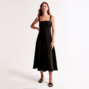 Abercrombie Emerson Fit & Flare Midi Dress